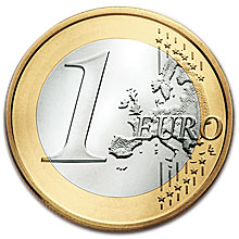 Moneda de 1 euro, dinero europa